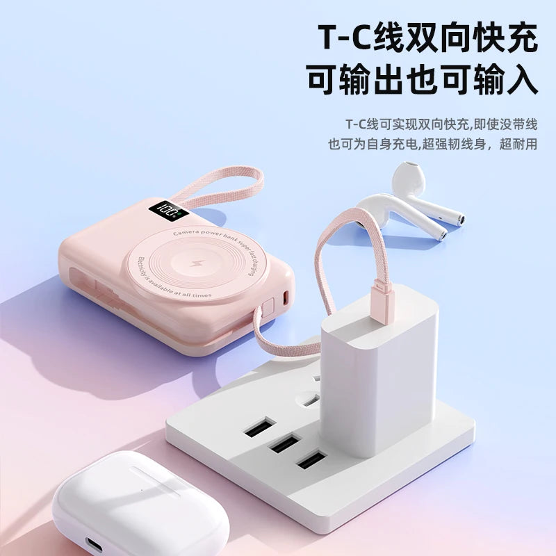 Magnetic PowerBank For Watch 10000mAh Spare battery Portable Charger Mobile External Battery Fast charging For iPhone Samsung